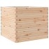 Jardinera de madera maciza de pino 80x80x68,5