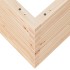 Jardinera de madera maciza de pino 80x80x68,5