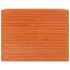 Jardinera madera maciza de pino marrón cera 90x40x68,5
