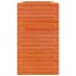 Jardinera madera maciza de pino marrón cera 90x40x68,5