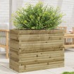 Jardinera madera de pino impregnada 90x40x68,5 cm
