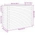 Jardinera madera de pino impregnada 90x40x68,5