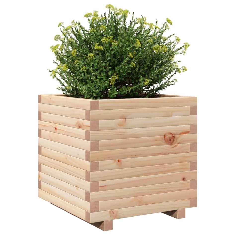 Jardinera madera maciza de pino 50x50x49,5