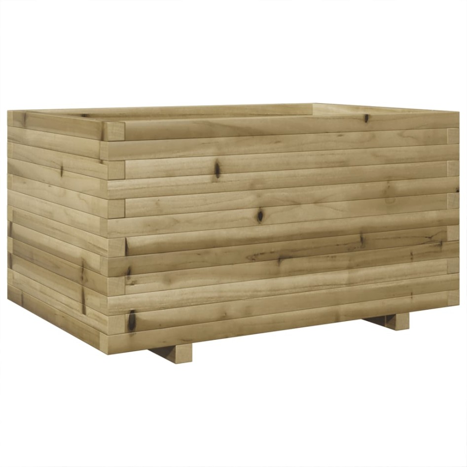 Jardinera madera de pino impregnada 90x60x49,5