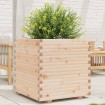 Jardinera madera maciza de pino 70x70x72 cm