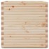 Jardinera madera maciza de pino 70x70x72