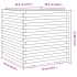 Jardinera madera maciza de pino 70x70x72