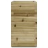 Jardinera madera de pino impregnada 70x40x72