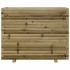 Jardinera madera de pino impregnada 90x40x72