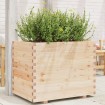 Jardinera madera maciza de pino 90x60x72 cm