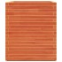 Jardinera madera maciza de pino marrón cera 90x60x72