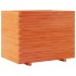 Jardinera madera maciza de pino marrón cera 90x60x72