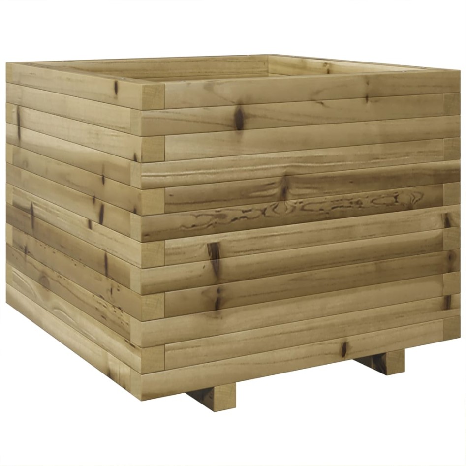Jardinera madera de pino impregnada 60x60x49,5