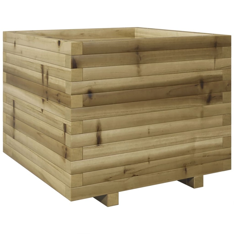 Jardinera madera de pino impregnada 60x60x49,5