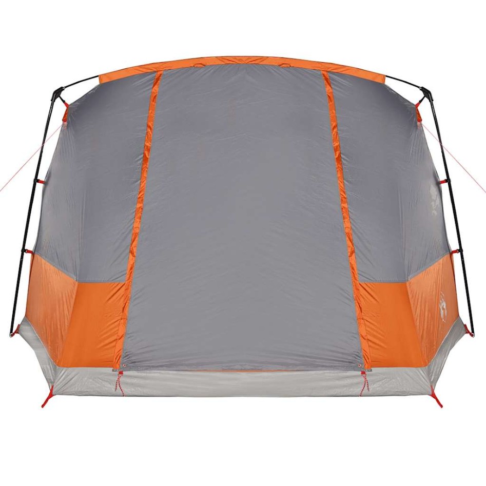 Tienda de camping con túnel 4 personas impermeable gris