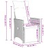 Sillones reclinables de jardín con cojines beige 2 uds ratán