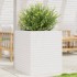 Jardinera madera maciza de pino blanco 60x60x68,5