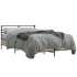 Estructura cama madera ingeniería metal roble Sonoma 120x190