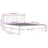 Estructura cama madera ingeniería metal roble Sonoma 140x190
