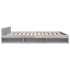 Cama con cajones madera ingeniería gris Sonoma 200x200