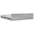 Cama con cajones madera ingeniería gris Sonoma 200x200