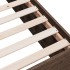 Estructura de cama madera de ingeniería marrón roble 100x200
