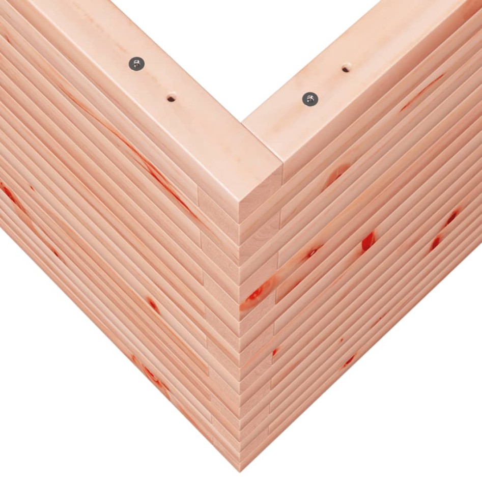 Jardinera de madera maciza de abeto Douglas 60x60x68,5