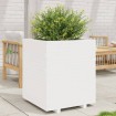 Jardinera madera maciza de pino blanco 60x60x72,5 cm