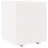 Jardinera madera maciza de pino blanco 60x60x72,5