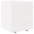Jardinera madera maciza de pino blanco 60x60x72,5