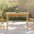 Mesa de comedor de jardín bambú 110x55x75