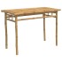 Mesa de comedor de jardín bambú 110x55x75