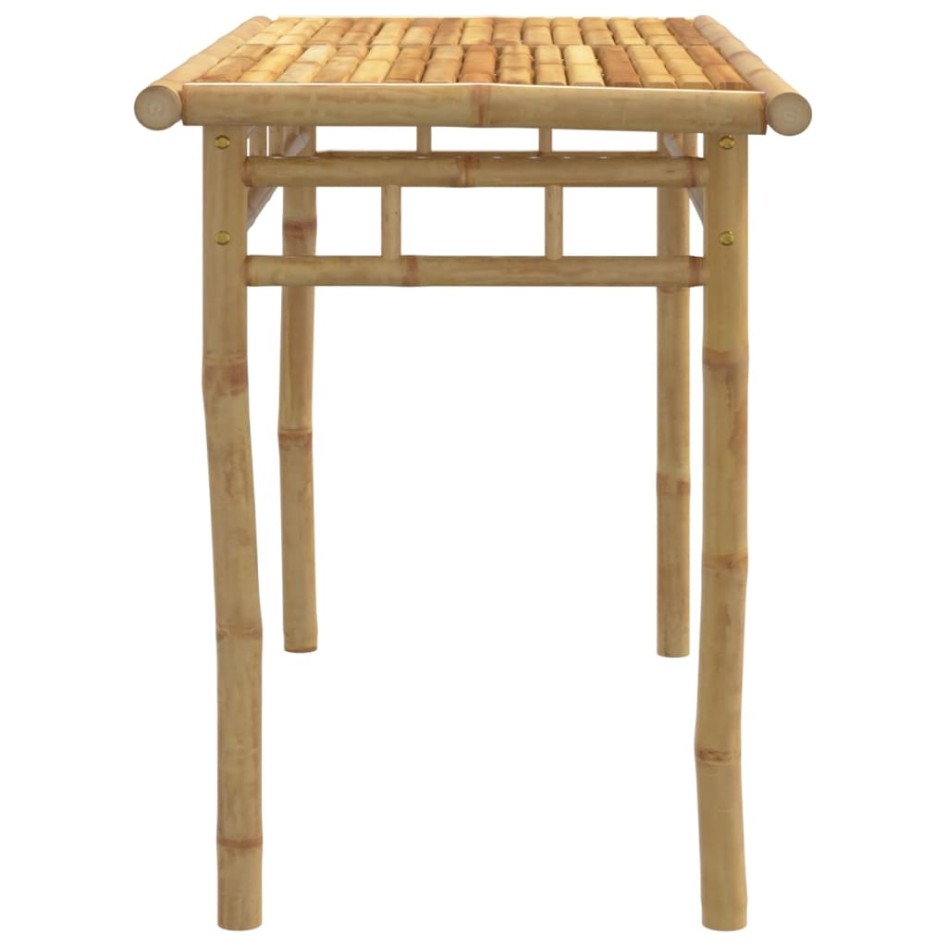 Mesa de comedor de jardín bambú 110x55x75