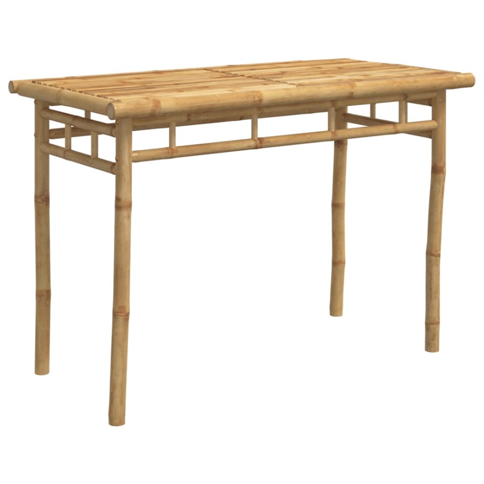 Mesa de comedor de jardín bambú 110x55x75