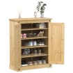 Mueble zapatero Corona madera maciza de pino 86x38,5x108 cm