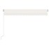 Toldo retráctil manual crema 450x300