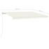 Toldo retráctil manual crema 450x300