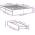 Cama con cajones madera ingeniería gris Sonoma 160x200