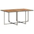 Set comedor jardín 7 pzas y cojines ratán sintético