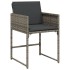 Set comedor jardín 7 pzas y cojines ratán sintético