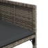 Set comedor jardín 7 pzas y cojines ratán sintético