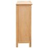 Mueble botellero de madera maciza de roble 72x32x90