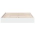 Estructura cama con cajones madera ingeniería blanca 180x200
