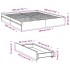 Estructura cama con cajones madera ingeniería blanca 180x200