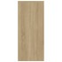 Aparador de madera contrachapada roble Sonoma 102x33x75