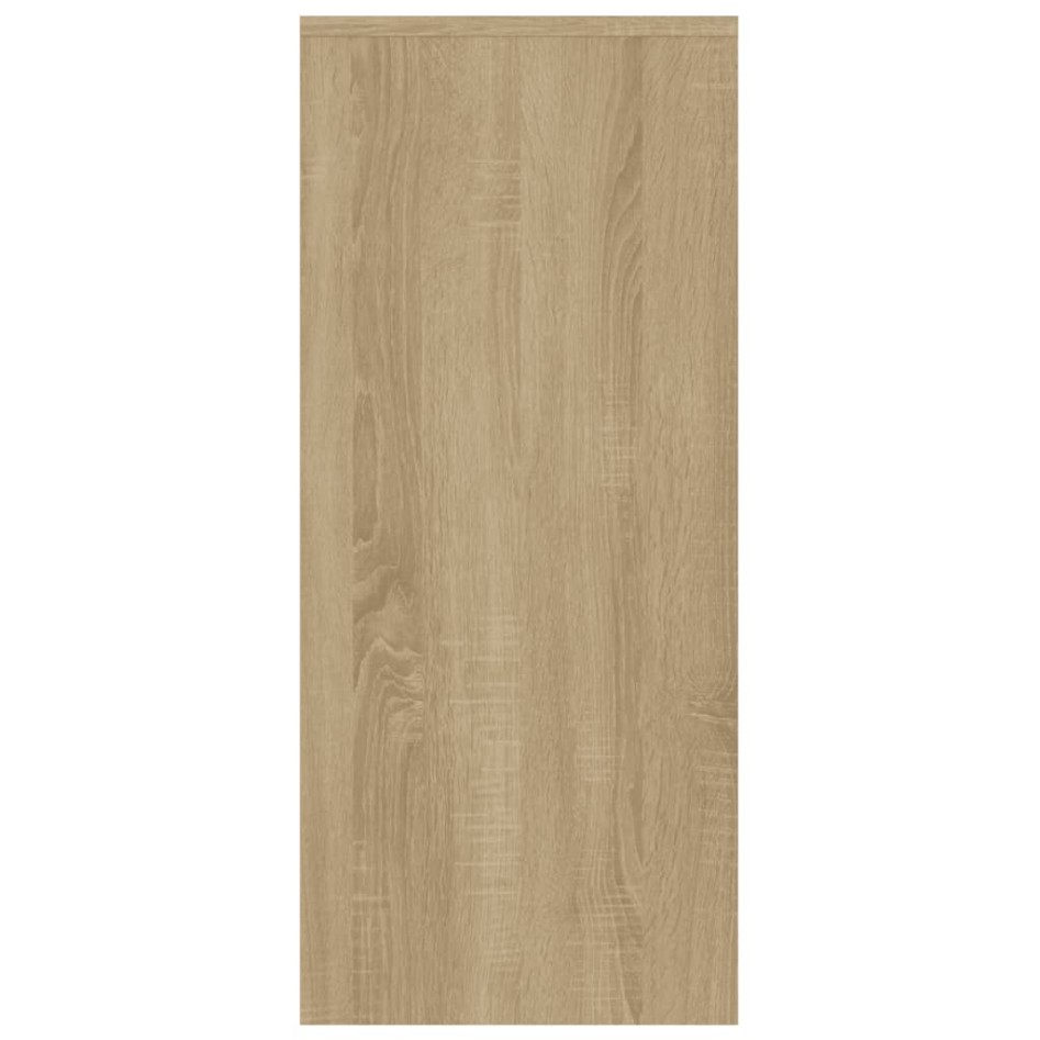 Aparador de madera contrachapada roble Sonoma 102x33x75