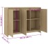 Aparador de madera contrachapada roble Sonoma 102x33x75