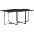 Set comedor de jardín 7 pzas con cojines ratán sintético