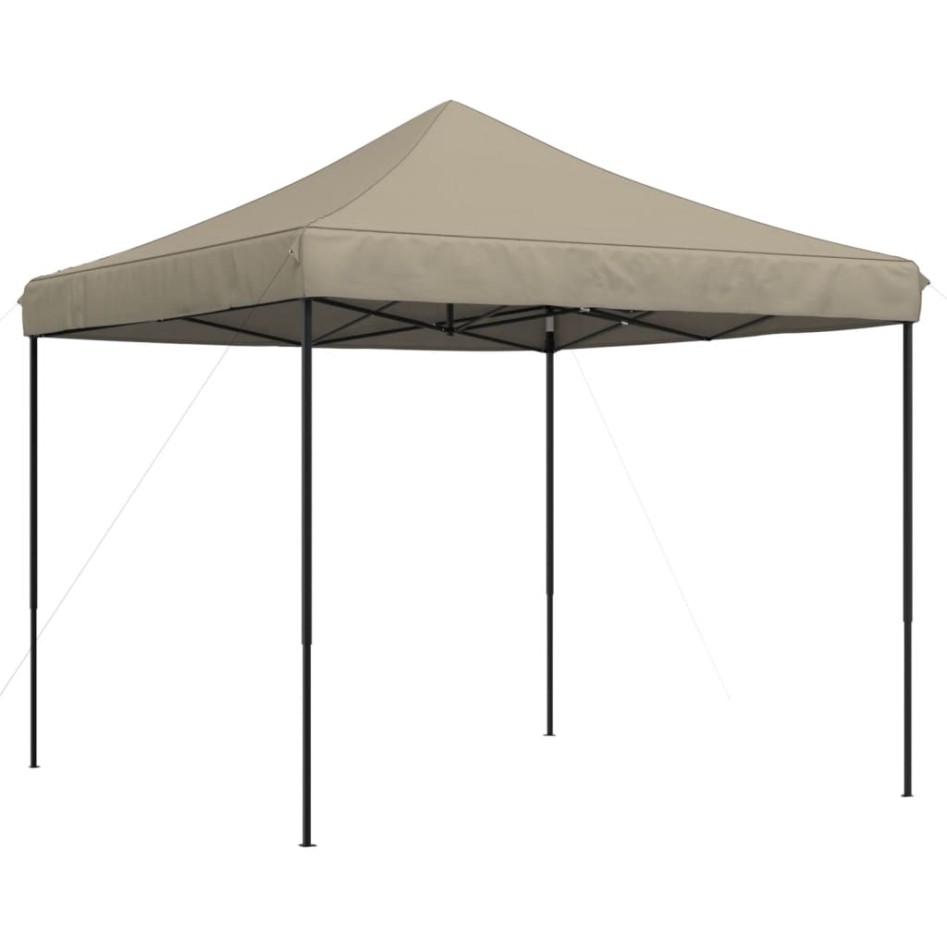 Tienda de fiesta plegable Pop-Up taupe 292x292x315