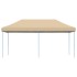 Tienda de fiesta plegable Pop-Up beige 580x292x315